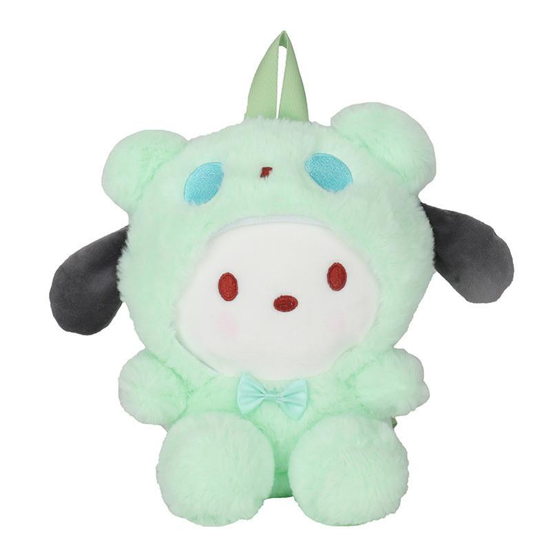 Melody Cinnamoroll Kuromi Pochacco Plush Animal Shoulder Bag With Inner Pocket For Casual Daily Outfits