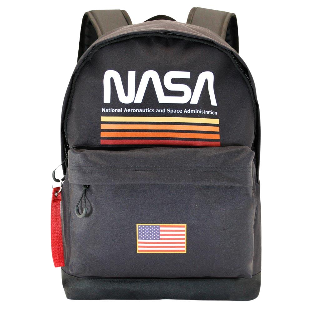 Plecak Szkolny Nasa Unisex Wielokomorowy Czarny 30X43X18Cm