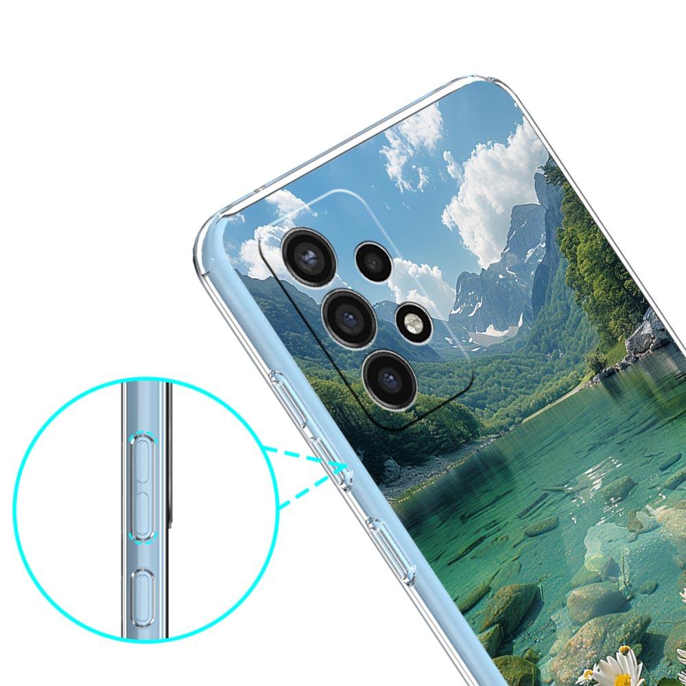 Cute Pretty Indie Hot Pink Phone Case For Samsung A13 A33 A73 A53 A23 A51 A71 A21S A12 A31 A41 A05s A03S A15 A25 A32 5G Cover