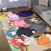 Rock Star Night Carpet Design for Bedrooms Dormitory Playrooms Living Rooms Antislip Carpet Anime Office Decor Gift for Festivals