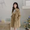 Spring Autumn New Style Temperament Women's Top Khaki Windbreaker Women's Casual Short Coat Trench Coat for Women Jacket Coats