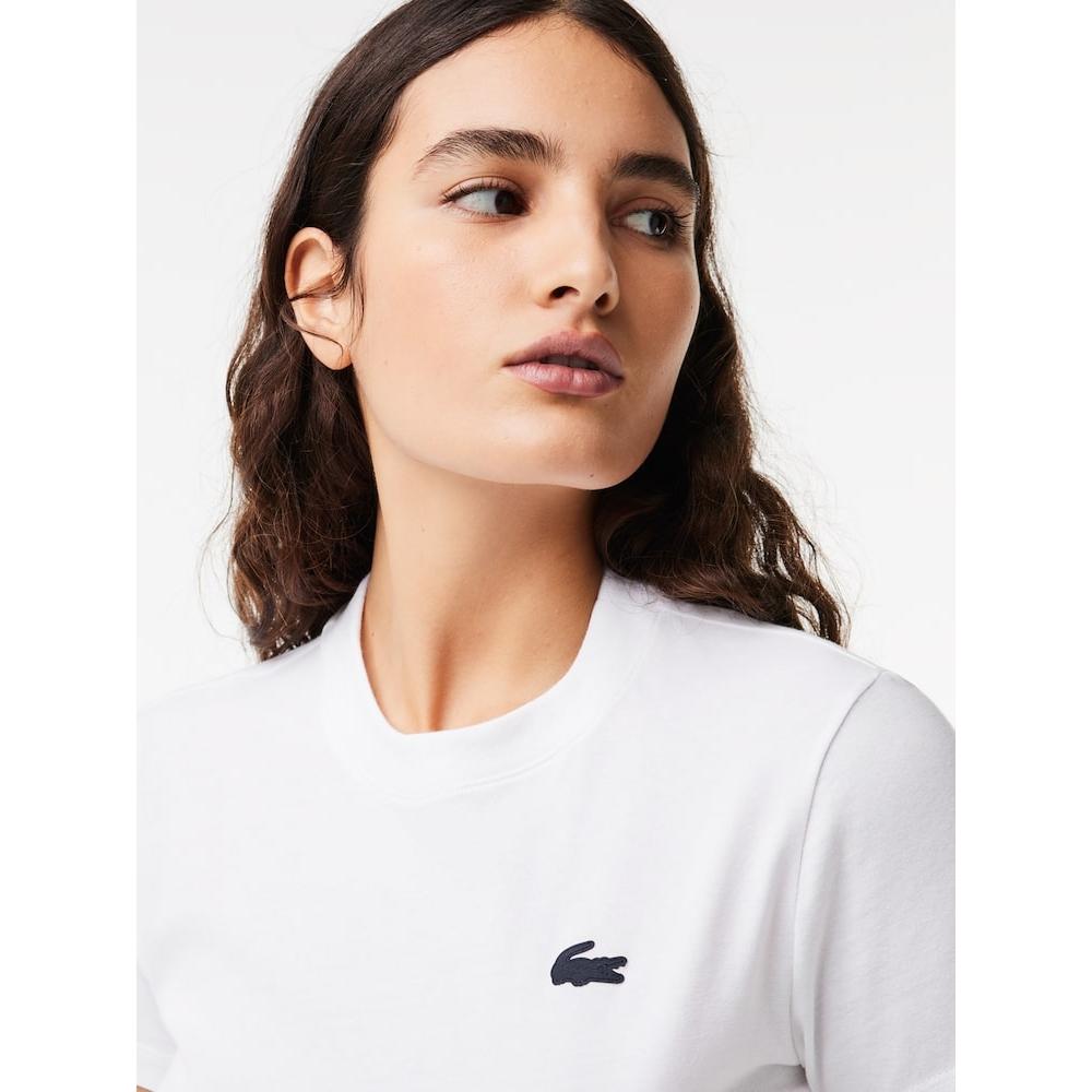 Lacoste Женская тренировочная базовая футболка Tf9246 54g 001 q2nTf9246 54g001