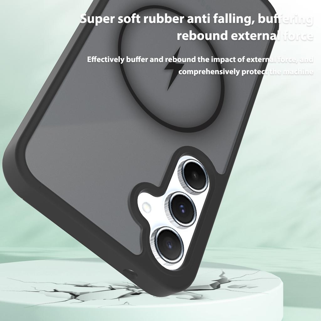 Ультратонкий чехол MagSafe для Samsung Galaxy A55 A35 5G - TPU/PC Silky Smooth Touch Wireless Charging Противоударный чехол