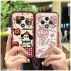 Protective Cute Phone Case For OPPO Reno12F 5G/Reno12 FS/F27 5G Graffiti Soft Case TPU Waterproof Animals Dirt-resistant