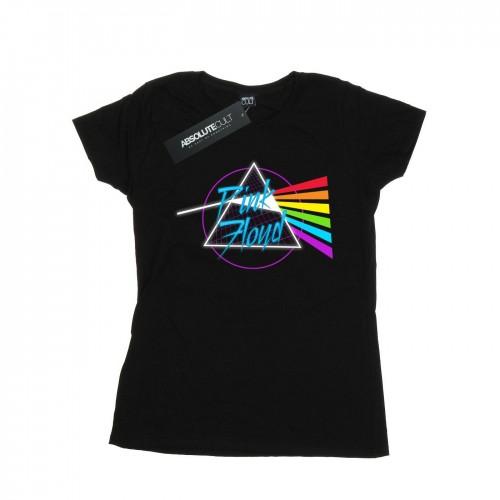 Pink Floyd Womens/Ladies Neon Darkside Cotton T-Shirt