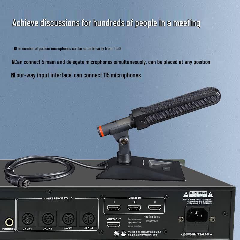 HuiDu GLE-980 Professional Wired Conference Microphone System (CN version)