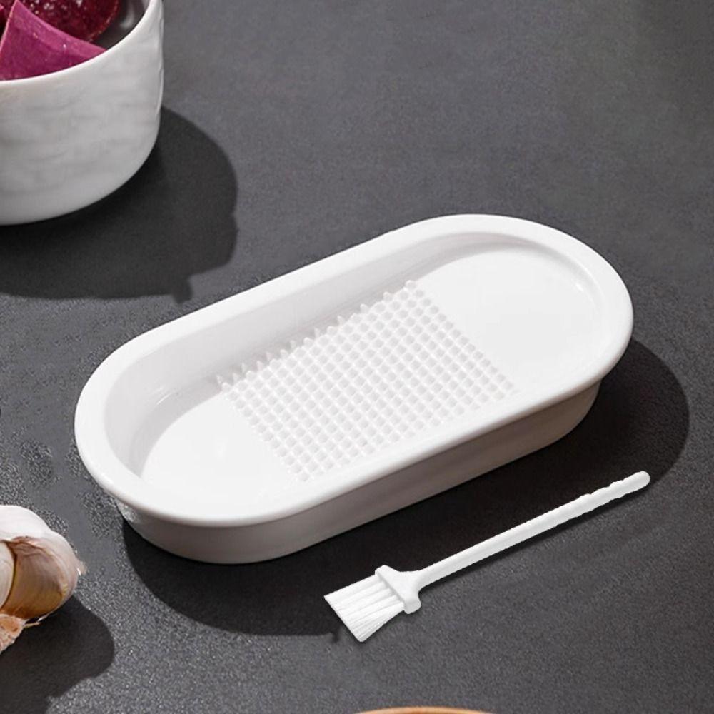 Wear Resistant Ginger Grater Ceramics Kitchen Grater Food Maker Garlic Grinder  Complementary Food