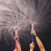 4Pcs Sparklers Water Toy Romantic Splash Toy with Sparkling Spray Pump-Action Porous Water Outlet Toy for Pool Parties Battles Proposals