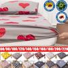 Bedding Fitted Sheet Bed Mattress Cover Printing Mattress Pad Protector Printed Bed Sheet with Elastic 140/160/180/200cm