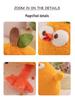 Orange Dumpling Plush: Cute Little Yellow Chicken Doll