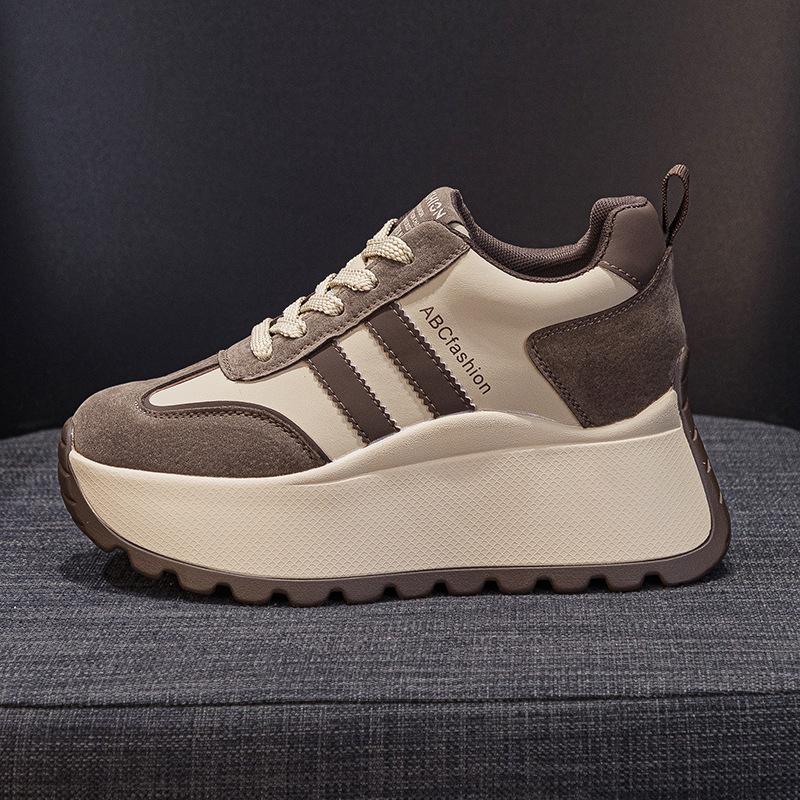 Высококачественные вафельные Agam немецкие тренировочные кроссовки женские 2025 осень новые популярные супер огонь платформа спортивные и повседневные папины кроссовки