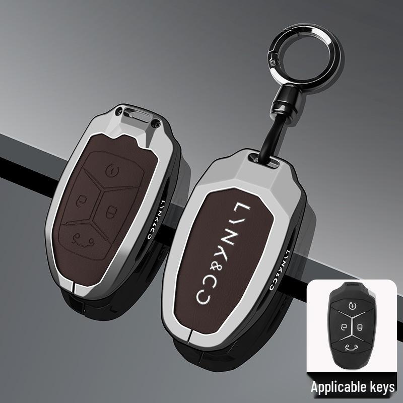 Чехол для ключей Lynk & Co 900: Металлический корпус для автомобильного ключа Model 25 Ultra с пряжкой