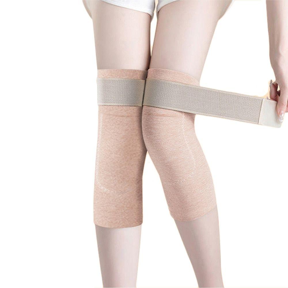 Thickened Warm Knee Sleeve Velvet Knee Support Extended Leg Sleeves Unisex