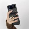 Чехол-держатель для телефона Samsung Galaxy Z Flip6 Flip5 Flip4 Flip3 Flip 6 5 4 3 5G складной шарнирный защитный чехол из искусственной кожи