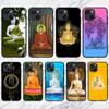 Чехол для телефона с изображением индийского Будды для iPhone 11 12 Mini 13 14 Pro XS Max X 8 7 6s Plus 5 SE XR Shell