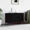 VidaXL Black Buffet 100x36x60 Cm Engineered Wood 828181
