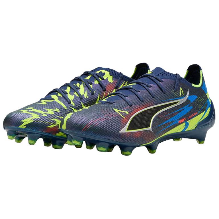 Puma Ultra 6 Ultimate FG Dare to Launch Pack Мужские кроссовки Синий Персидско-синий Потертое серебро 108753-01