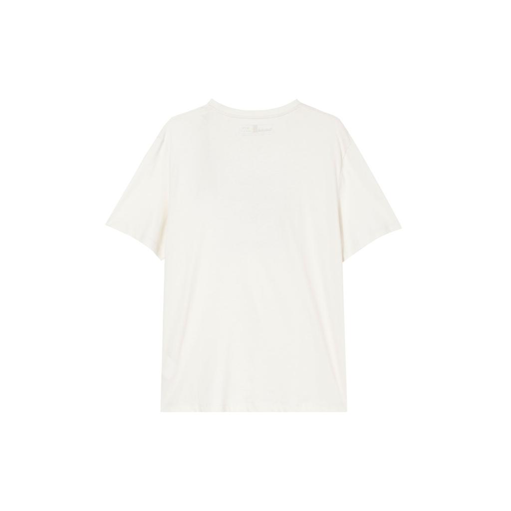 Timberland SS24 Casual Breathable Short Sleeve T-Shirt Unisex Tops Vintage-White A41G5-CM9