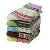 5/10 Pairs Comfortable Casual and Versatile Autumn Winter Thickened Warm Socks for Women with Retro Ethnic Style Thick Knit Rabbit Wool Socks
