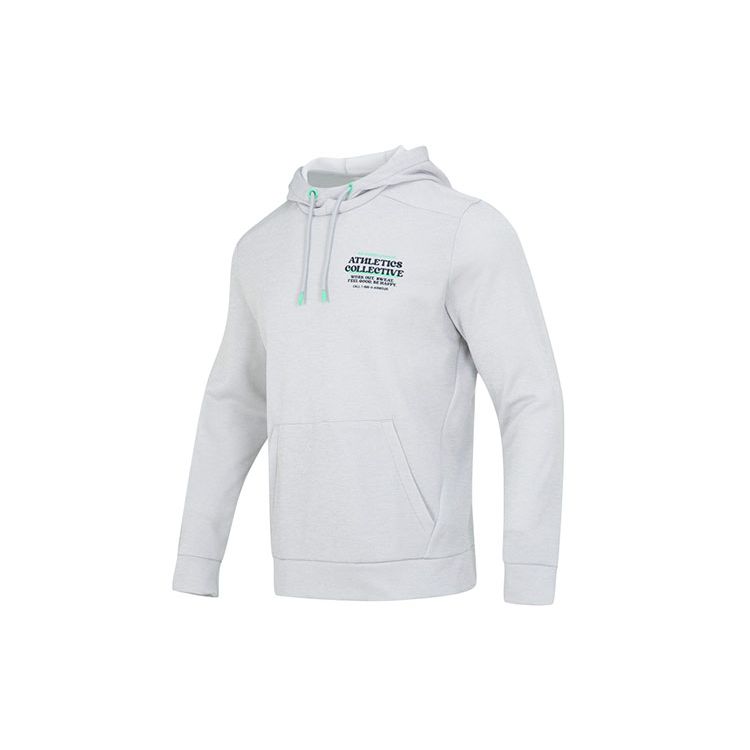 Under Armour Fleece Fotc Hoodie With Letter Print Men Hoodie Grey 1374431-014