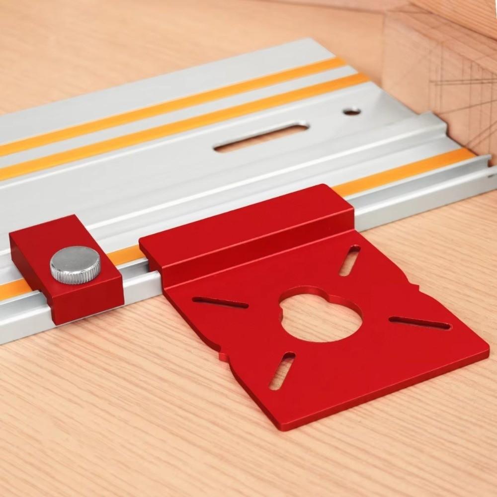 Straight Line Milling Groove Guide Rail Connector Kit Router Guide Rail Adapter Track Saw Cutting