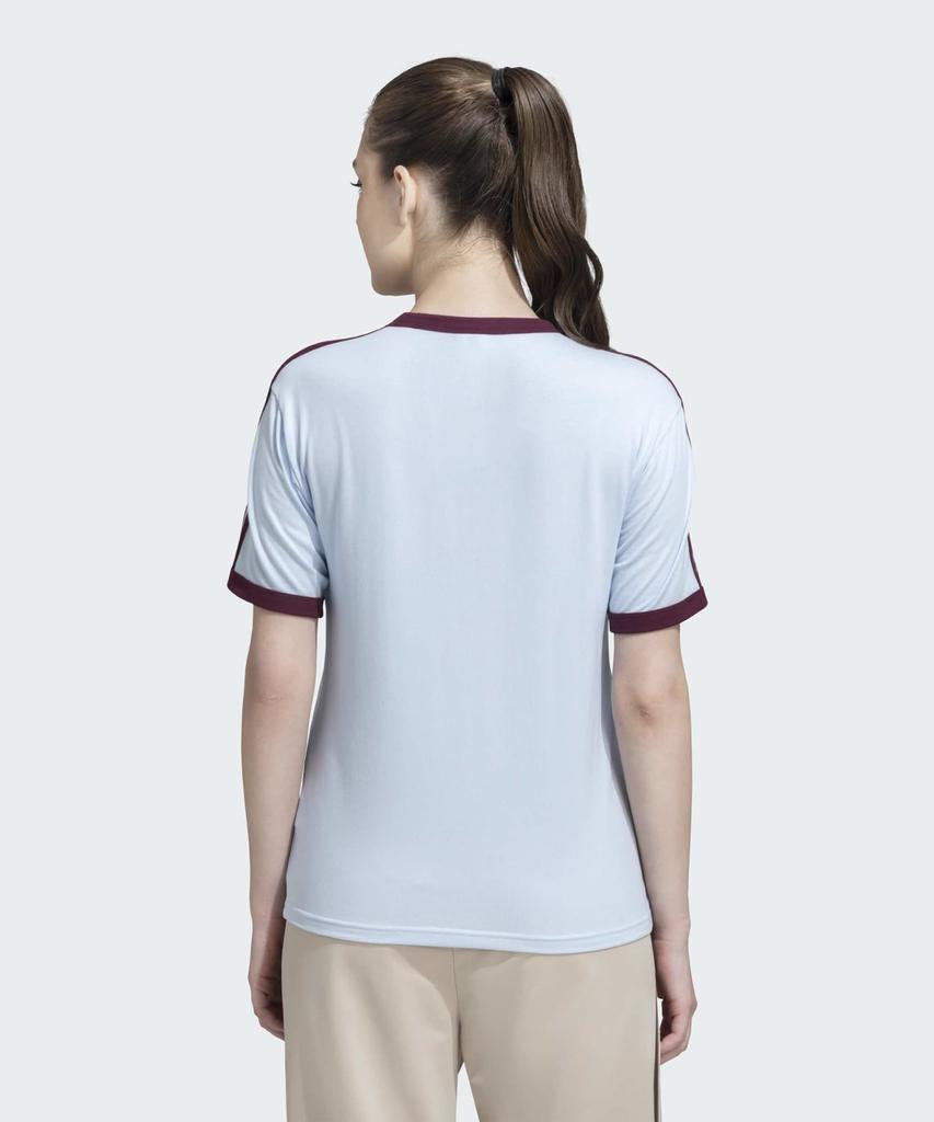 adidas Линейная футболка - Небесный Кристалл: Бордовый / Kg3714