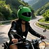 Cartoon Design Motorcycling Helmet Cover Soft Acrylic Knitting Cover For Full Face Helmet Unisex Accessory