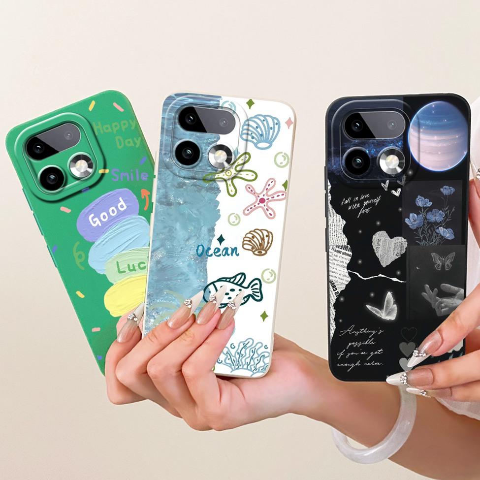 For Realme RMX5121 RMX5120 Case For Realme 16 Pro Cover Cute Kawaii Luxury Fashion Painted Silicone Casing For Real me 16 Pro