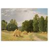 Canvas print, Haystacks - I. I. Shishkin reproduction
