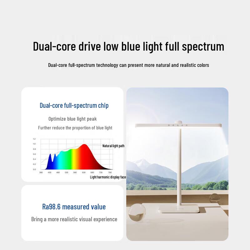 Panasonic Светодиодная настольная лампа Ai Mu T20 Full Spectrum для ухода за глазами