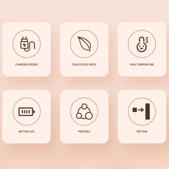 Mini Heat Sealing Machine USB Charging Sealer Food Clip Small Storage Bag Sealer Magnetic Bottom Kitchen Gadgets