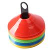 50 Pack Agility Soccer Cones Different Colored Cone Markers with Carry Bag and Holder for Sports Training Practice