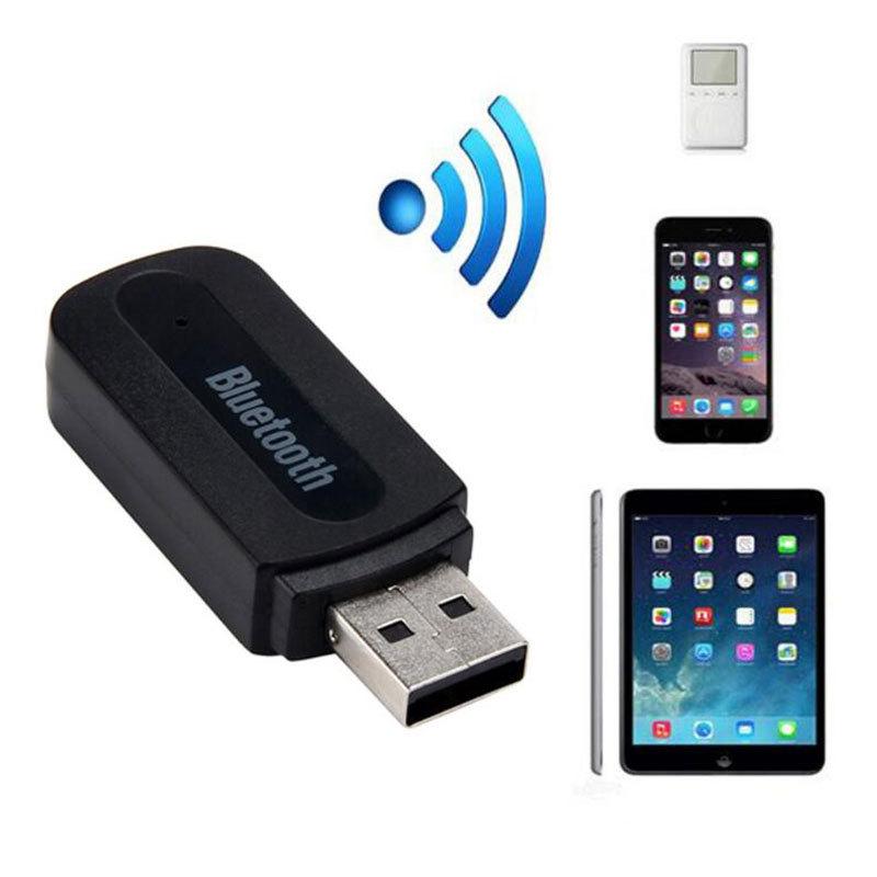 3,5-миллиметровый разъем USB Bluetooth-совместимый Aux беспроводной автомобильный аудиоприемник для музыки