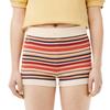 Lacoste Womens/Ladies Cotton Striped Contrast Waistband Shorts