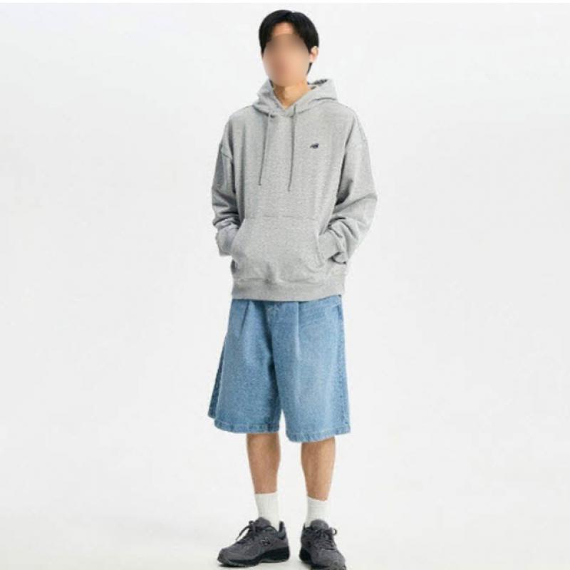 New Balance Half Club New Balance Universal Ess Classic Logo Semi Overfit Hoodie