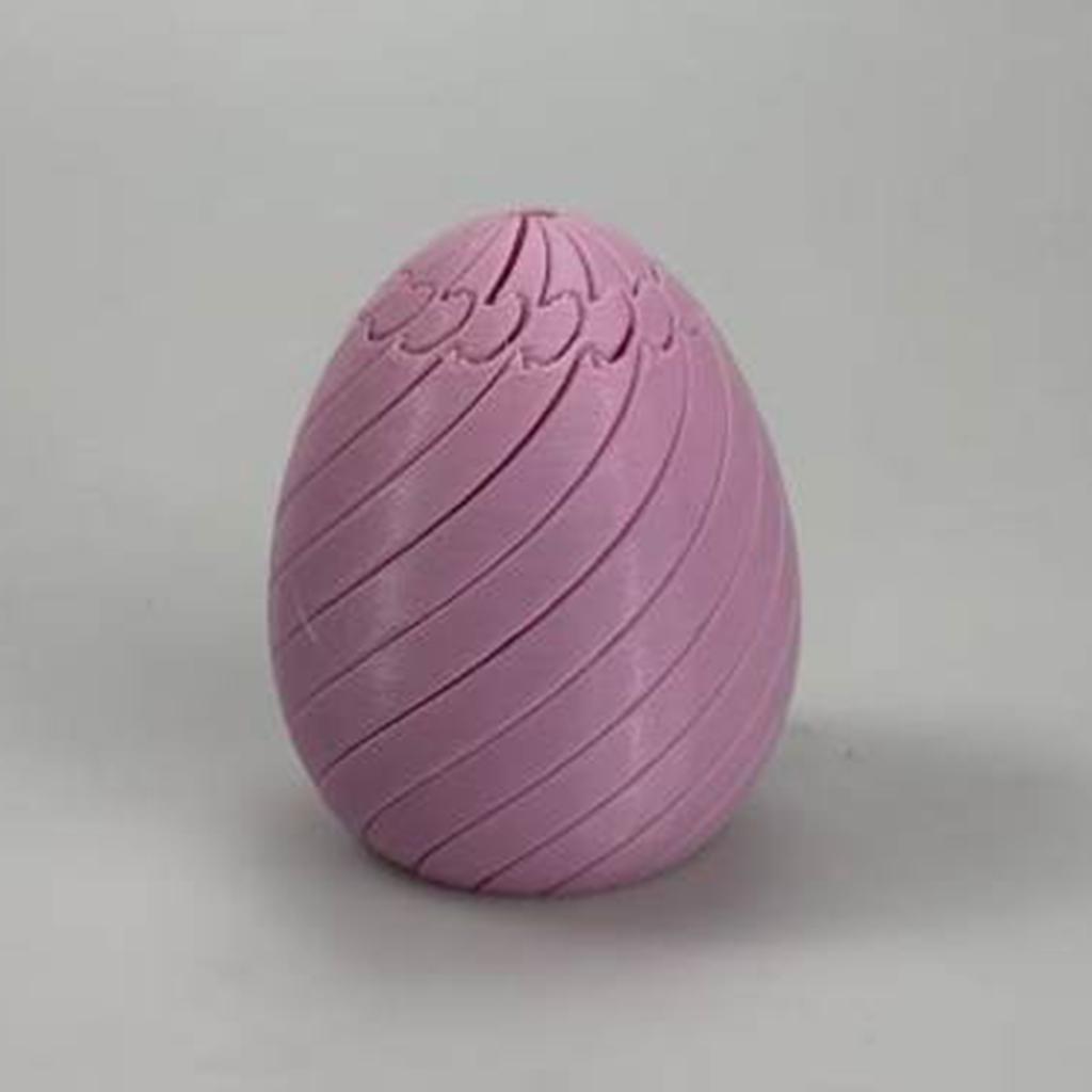Крутилка-яйцо 3D-печать Скользкое яйцо-фиджет Пасхальное яйцо Игрушки Наполнители для корзин Вращающаяся головоломка-фиджет Для снятия стресса