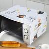 Microwave Top Protector Double Pockets Oil Proof PEVA Machine Scratch Proof Toaster Oven Dust Cover Kitchen Accessories