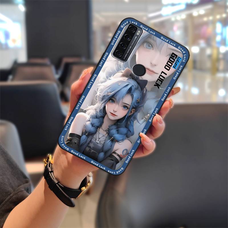 Shockproof Protective Phone Case For TCL 20 SE TPU Fashion Design Cover Dirt-resistant Durable Cartoon Full Wrap Cute