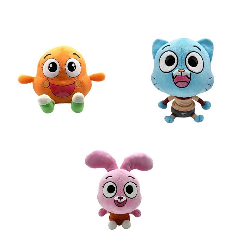 2026 World Of Gumball Plush Game Merchandise Darwin Anais Pearl Cat Stuffed Doll Creative Toy Festival Gift For Kids