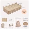VECELO Air Electric Automatic 40cm Extra USB Easy Includes Pillow and Storage Japanese Instruction Ideal for Emergency Car Home and Outdoor Beige Bed,