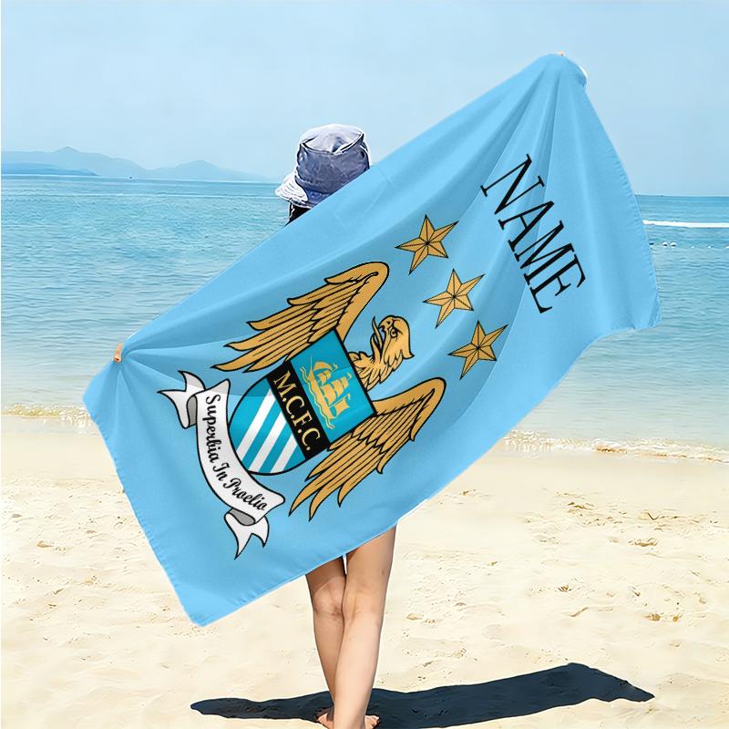 Personalized Juventus Crest Beach Towel Microfiber Beach Towel Thin Absorbent for Beach Swimming Yoga Bath Sports. 0910145