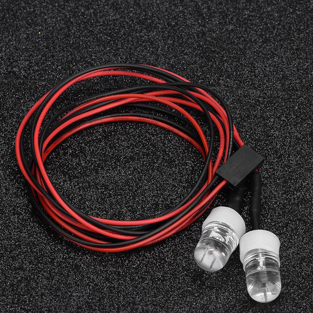 2 шт. 20 мм фара RC аксессуар светодиодные фонари для модели Drift Car Vehicle (20# Белый свет)