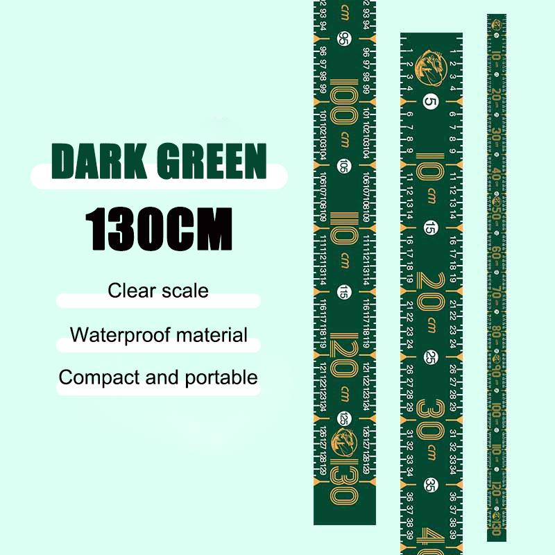 Водонепроницаемая линейка для измерения рыбы 130 см, складная рыболовная измерительная лента, наклейка, рыболовные принадлежности, снасти, инструмент