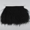 1M 5M 10Meter 8-10CM Black Ostrich Feather  Trims Natural White Ostrich Feather for Craft Ribbon Fringe for Skirt Party Clothing