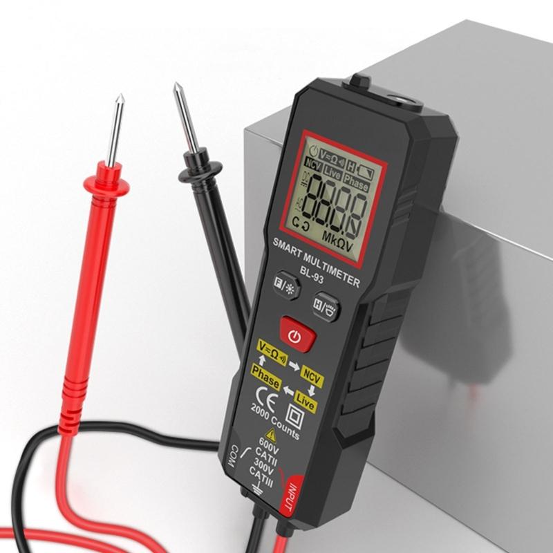 Intelligent Anti Burn Digital Multimeter Portable Suitable For Electrical Safety With Overload Protected Voltages Tester