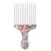 2PCS Professional Grade Hair Pick Combs Stainless Steel Wide Tooth Comb  Curly Hair