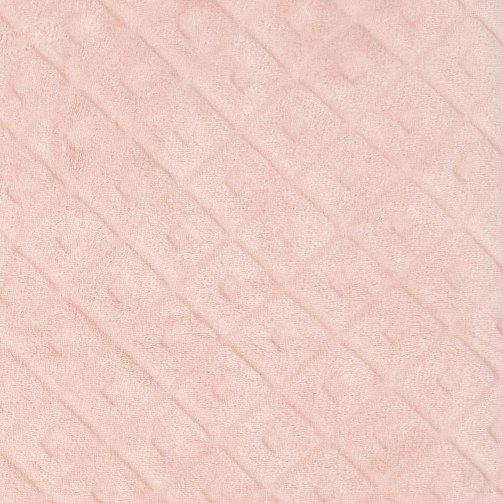 Les Trésors De Lily [A3513] — Розовое бархатное одеяло Scarlett. (рельефный) - 140x200 см