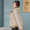 Новое зимнее теплое и утолщенное пальто с капюшоном, короткое пуховое пальто, женское пальто