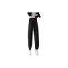 Li Ning Casual Running Tapered Loose Knit Sports Pants Women Pants Standard-Black AYKT525-1