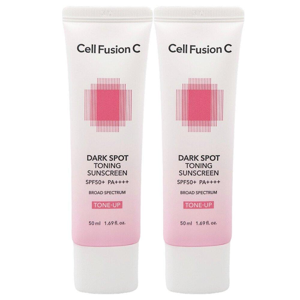 Cell Fusion C Blemish Toning Sunscreen 50ml x 2 SPF50+ Melanin Care